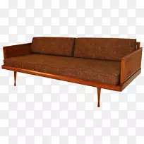20世纪中叶的桌子沙发床、现代复古沙发