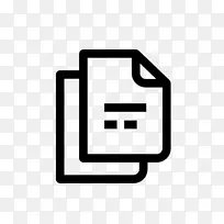 计算机图标纸页符号复印机计算机图标