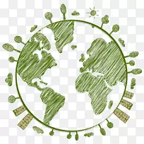 自然环境保护世界环境日地球环境影响评估-自然制图
