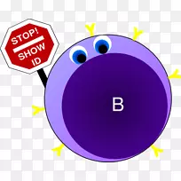 记忆b细胞血细胞剪辑艺术-幼稚