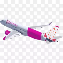 尼日利亚空客航空公司飞机-粉红色飞机
