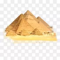 巨大的吉萨金字塔，巨大的狮身人面像，哈夫雷金字塔，埃及金字塔，开罗-埃及金字塔