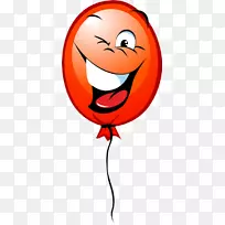 玩具气球笑脸生日剪贴画-气球