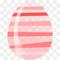 复活节无彩蛋剪贴画-粉红色条纹