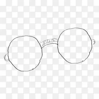 太阳镜护目镜画眼纹身