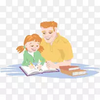家庭作业学生-父母