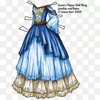 文艺复兴时期的礼服公主线-我的梦幻婚纱素描