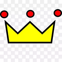 皇冠黄色剪贴画-男冠