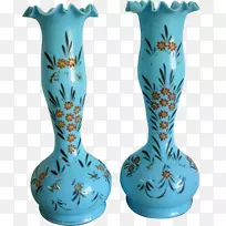花瓶陶瓷玻璃陶器绿松石古董花瓶