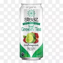 绿茶冰茶有机食品Steaz-绿茶冰
