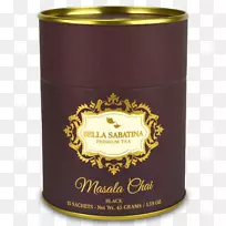 Bella Sabatina茶，Shoppe masala chai，caddy有机食品-masala茶