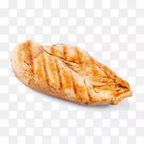 烤肉鸡块鸡作为食物卡内-阿萨达烤鲑鱼