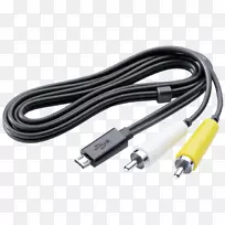 蓄电池充电器rca连接器微型usb电缆微型usb电缆