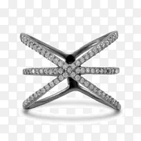 戒指大小的首饰铑银戒指