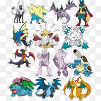 神奇宝贝x和y Pokémon太阳和月亮Celebi gyarados