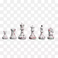 棋子史汤顿国际象棋成套设备-国际象棋