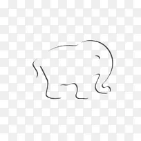 印度象非洲象画/m/02csf剪贴画-大象