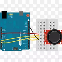 Arduino步进电机电线和电缆接线图-贴在末端