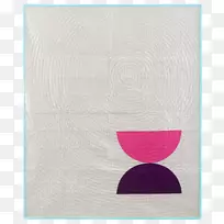 粉红m纺织长方形.被子织物设计