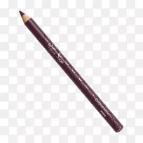 眼线机械铅笔笔刷水彩画.铅笔