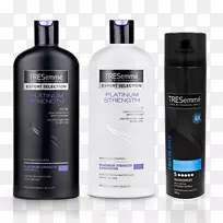 TRESemmékeratin光滑洗发水+护发素护发喷雾-洗发水