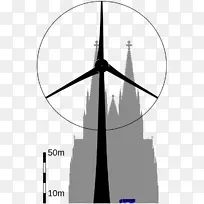 风公园雪尼格霍夫e-126型风力涡轮机