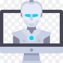 计算机图标机器人人工智能用户未来技术
