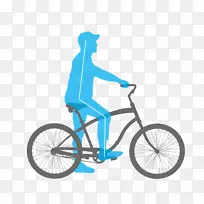巡洋舰自行车Schwinn自行车公司自行车踏板-富士自行车