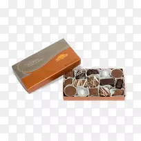 巧克力松露巧克力软糖与巧克力庆祝：完全超过顶级食谱-巧克力盒