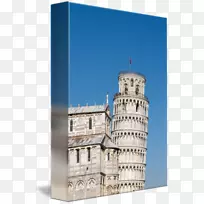 比萨中世纪建筑斜塔