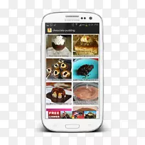 智能手机电子多媒体短信.甜点食品