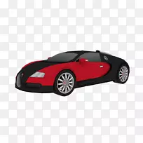 Bugatti轿车纸模型Pagani Zonda-Bugatti