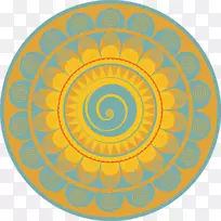 圆点对称字体-夏至