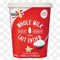 牛奶奶油酸奶Yoplait杂货店-牛奶