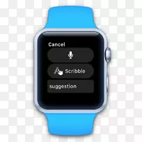 Apple Watch应用程序存储手表os-文本输入