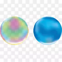 球形肥皂泡沫