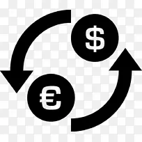 计算机图标货币符号欧元投资-欧元