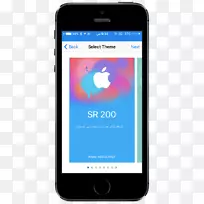功能电话iTunes苹果智能手机手持设备-送礼物