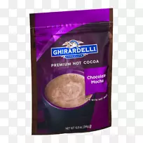 热巧克力Ghirardelli巧克力公司黑巧克力可可豆巧克力