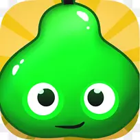 笑脸青蛙水果剪贴画-笑脸