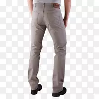 牛仔裤牛仔布腰灰色-男式牛仔裤