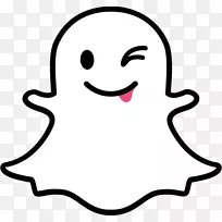 Snapchat徽标Snap公司鬼鬼