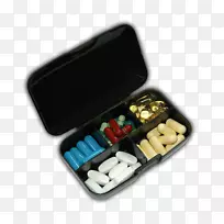 药丸盒和病例膳食补充剂药片胶囊-药盒