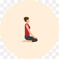 瑜伽和普拉提垫肩瑜伽姿势