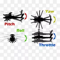 直升机旋翼无线电控制玩具阿帕奇直升机