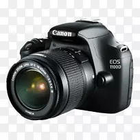 数码单反佳能eos 1100 d佳能ef 75-300 mm镜头单镜头反射式照相机鱼眼镜头