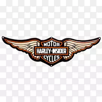 哈雷-戴维森标志摩托车贴纸剪贴画-Buell摩托车公司