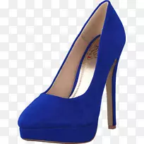 鞋绒面蓝色运动鞋靴-英国潮鞋