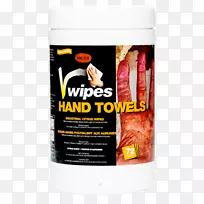 毛巾手湿式擦拭餐厅-橡皮和手白板