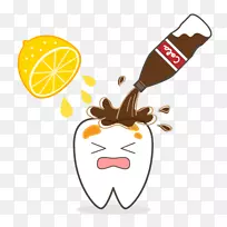 歯科酸蚀口炎口腔龋齿牙